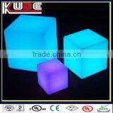 LED Illuminated Bar Furniture Bar Cube Stool Unique Bar Stools Commercial