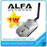Realtek 8187L High Power Long Range Alfa AWUS036H Wireless Adapter With 2&8dBi Antenna/External Kind Alfa 1000mW Wifi Dongle thumbnail-1