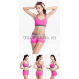 Quick-dry Sports Bra Set Shakeproof Ladies Running Fitness Vest Wireless Running Bra Yoga Sport Bra Sexy Womens Tracksuits Set thumbnail-2
