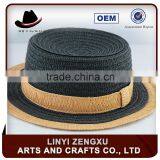 Mytext Straw Knitted Outdoor Beach Boater Straw Hat thumbnail-3