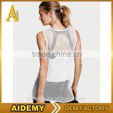 Wholesale Fitness Activewear Women's Mesh Tank Top Sexy t Shirt thumbnail-5