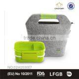 Large Capacity Felt Cooler Bag thumbnail-1