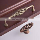 Zhejiang Antique Bedroom Furniture Cabinet Vintage Drawer Copper Bird Cage Handles