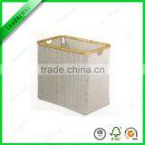 Fashion Design Collapsible Bamboo Laundry Basket thumbnail-6