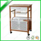 Nature Wooden Kitchen Trolley New Design /FSC thumbnail-6