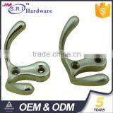 Hot Sale Zinc Alloy Toilet Double Coat Hook thumbnail-1