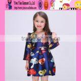 2016 Baby Girls Kids Party Wear Dresses Factory Direct Flower Summer Dresses for Kids thumbnail-4