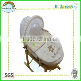 High Quality Corn Husk Portable Baby Moses Basket for Newborn