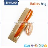 Hot selling High quality Greaseproof bread bags with clear window for French roll packaging