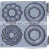 4pcs Commercial Use Non-stick 110v 220v Electric 180 Degree Swing 10cm Digital Donut Baker thumbnail-4