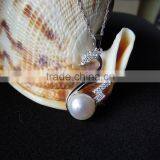 New Fashion Goose Pendant Necklace With Pearl Hot Sale thumbnail-6