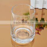Round Shaped Glass Candle Holder Candle Jar thumbnail-2