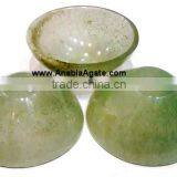 Green Aventurine 2 Inch Bowls : Wholesale Gemstone Bowls thumbnail-1