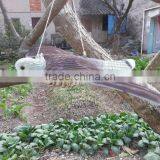 Plastic Aerial Flocked Bird Decoy / Plastic Hunting Bait