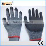 Cheap Working Safety Gloves Cotton With Black Latex Rubber Coated thumbnail-4