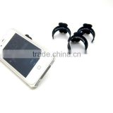 Mini customized one touch-u silicone smartphone stand with 3m sticker