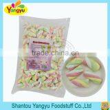 Halal marshmallow colorful twisted marshmallow mixed flavor mini marshmallow