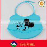 Chinese Factory Food Grade Embroidery Baby Bibs With Snaps thumbnail-3