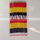 Uganda Flag Design Round Shape Wooden Pencil thumbnail-3