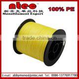 Super Power PE Braided Fishing Line 300m 50LB Yellow thumbnail-1