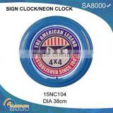 Neon Clock Neon Light Wall Clock thumbnail-4