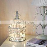 Vintage Round Decorative Iron Bird Cage Candle Holder thumbnail-1