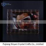 Most popular excellent quality metal crystal photo frame for sale