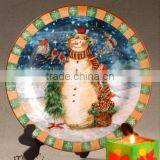 Decorative Ceramic Kids Christmas Plates Cheap thumbnail-3