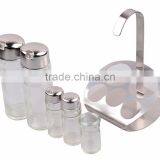 4PCS Condiment Sets/Glass Cruet Set /Oil and Vinegar Cruet Set thumbnail-6