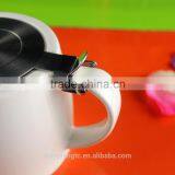 Wholesale Custom Logo Large White Ceramic Water Teapot Warmer thumbnail-3