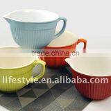 Stoneware Batter Bowls, Mixing Bowl Set thumbnail-1