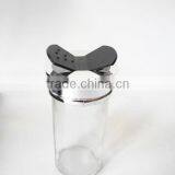 Small Clear Glass Paragon Spice Jars With Butterfly Cap thumbnail-3