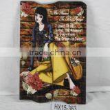 French Design Vintage Home Decor Wooden Plaque thumbnail-3