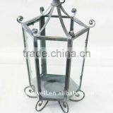 Six Corner Metal Lantern With Glass for Home Garden thumbnail-1