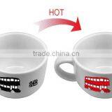 Ceramic Color Changing Bowl With Handle thumbnail-1