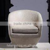 YYA027Factory Customized Swivel Leather Modern Club Chair thumbnail-2