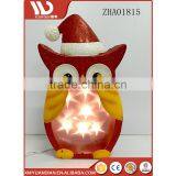 Wholesale Owl Polyresin Craft Present Hanging Names Resin Christmas Ornaments Wholesale thumbnail-1