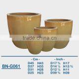 GLAZED CERAMIC OUTDOOR POT BN-G061 thumbnail-1
