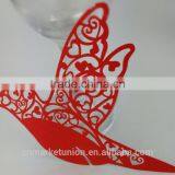 Paper Wine Glass Card Laser Cut Wedding Invitation Card thumbnail-4