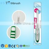 FDA travel folding toothbrush pantone color WUXI Nylon bristle