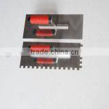 High Quality Carbon Steel Notched Trowel With Plastic Handle thumbnail-3