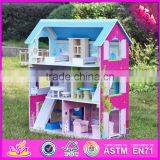 2016 New Design Home Play Children Toy Wooden Dolls House Miniatures W06A169 thumbnail-6