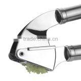 The Finest Quality Stainless Steel Garlic Press Mincer Peeler Brush Crusher Set thumbnail-6