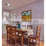 2015 Qing Dao Wood Luxury Dining Room Set in Living Room thumbnail-2