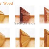 Laminate MDF Baseboard Moldings with Natural Wood Veneer Skirting Board