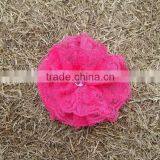 2015 Exquisite Workmanship Non-fading Wholesale Fancy Chiffon Lace Flowers thumbnail-6