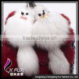 CX-R-11C New Design Cute Small Fox Fur Keychain Keyring thumbnail-3