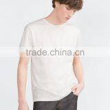 O Neck Cotton Comfort Blank White t Shirt Wholesale China thumbnail-2