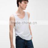 Casual Plain Organic Cotton Tank Tops Wholesale thumbnail-2