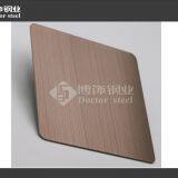 Factory Direct Sale 304 HL Finish Brown Gold Stainless Steel Sheet thumbnail-3